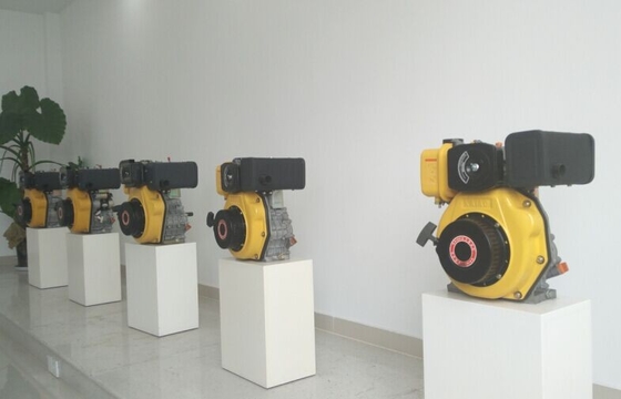 8kw 1500rpm przenośny silnik wysokoprężny pojedynczy cylinder Certyfikat CE ISO