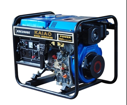 Silniki chłodzone powietrzem Otwórz ramę 3kw Diesel Generator Z 12.5L zbiornika paliwa