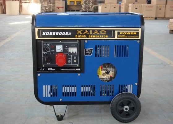 4 obrys 7,5kVA Generatory wysokoprężne z otwartą ramą Direct Direct injection in KDE8600X3