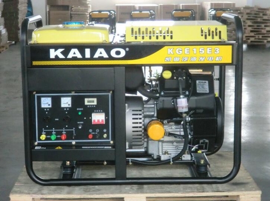 KGE15E3 16kva przenośny generator energii benzynowej trzyfazowy z cyfrowym panelem sterowania
