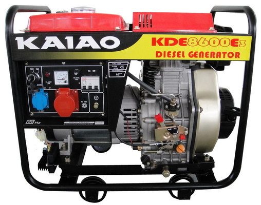 CE Małe generatory wysokoprężne 3fazowe 6,5 kW zestaw generatorów wysokoprężnych 8600E3