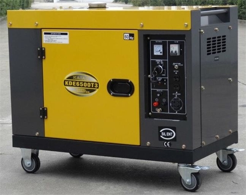 7kva jednocylindrowy 3-fazowy 60 Hz cichy generator diesla