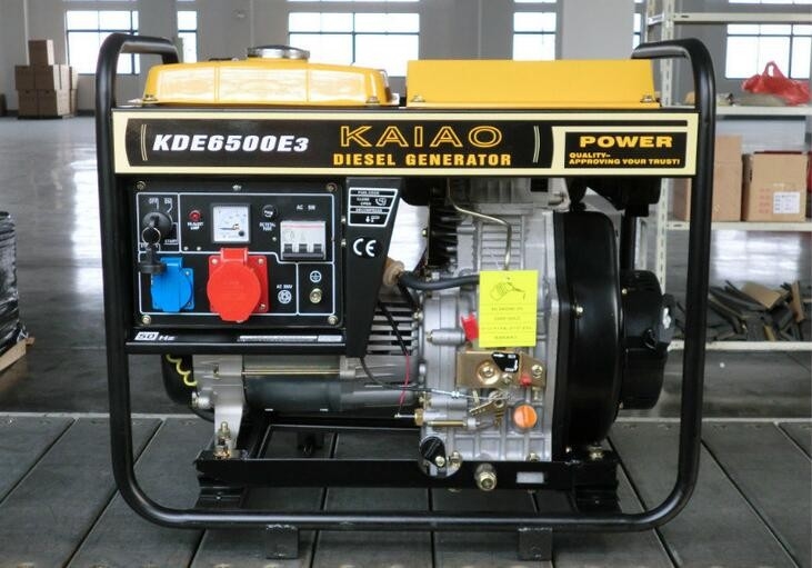 Chłodzony powietrzem Generator Diesel 4-suwowy z 12,5 litrowym zbiornikiem paliwa