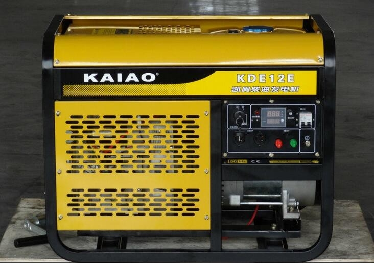 3000 obr / min Double Cylinder Generator Diesel 10Kw, Generator Diesel typu Open Type